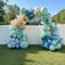163PCS Under The Sea Balloon Garland Arch Kit, Ocean Theme Party Decorations, Blue Green Sand White Balloon Arch, Baby Shower Birthday Underwater Party Supplies